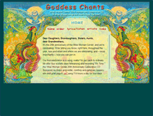 Tablet Screenshot of goddesschants.com